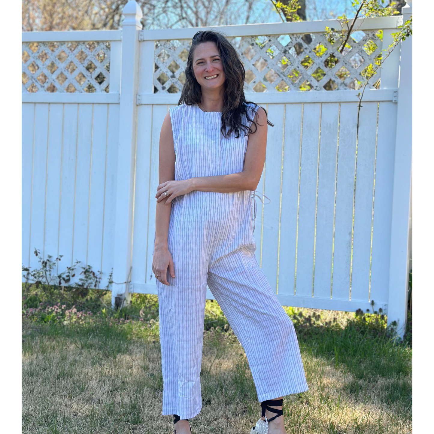 Kaila Jumpsuit Sleeveless 2 white