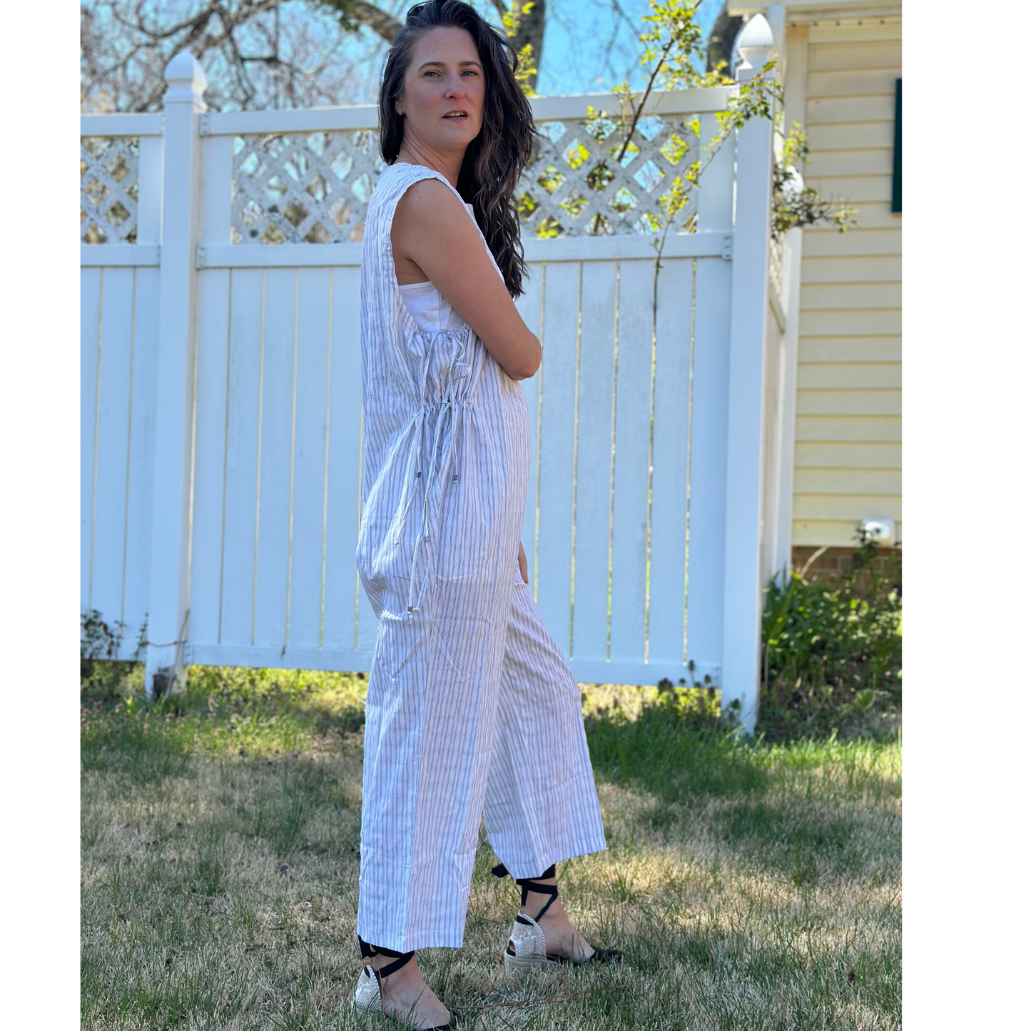 Kaila Jumpsuit Sleeveless 2 white