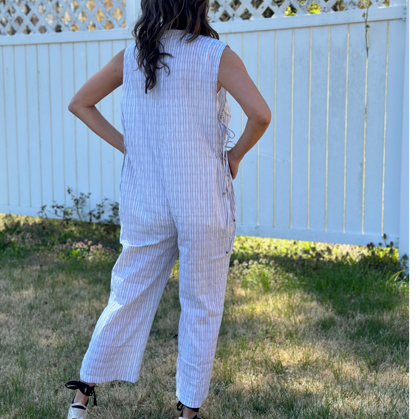 Kaila Jumpsuit Sleeveless 2 white