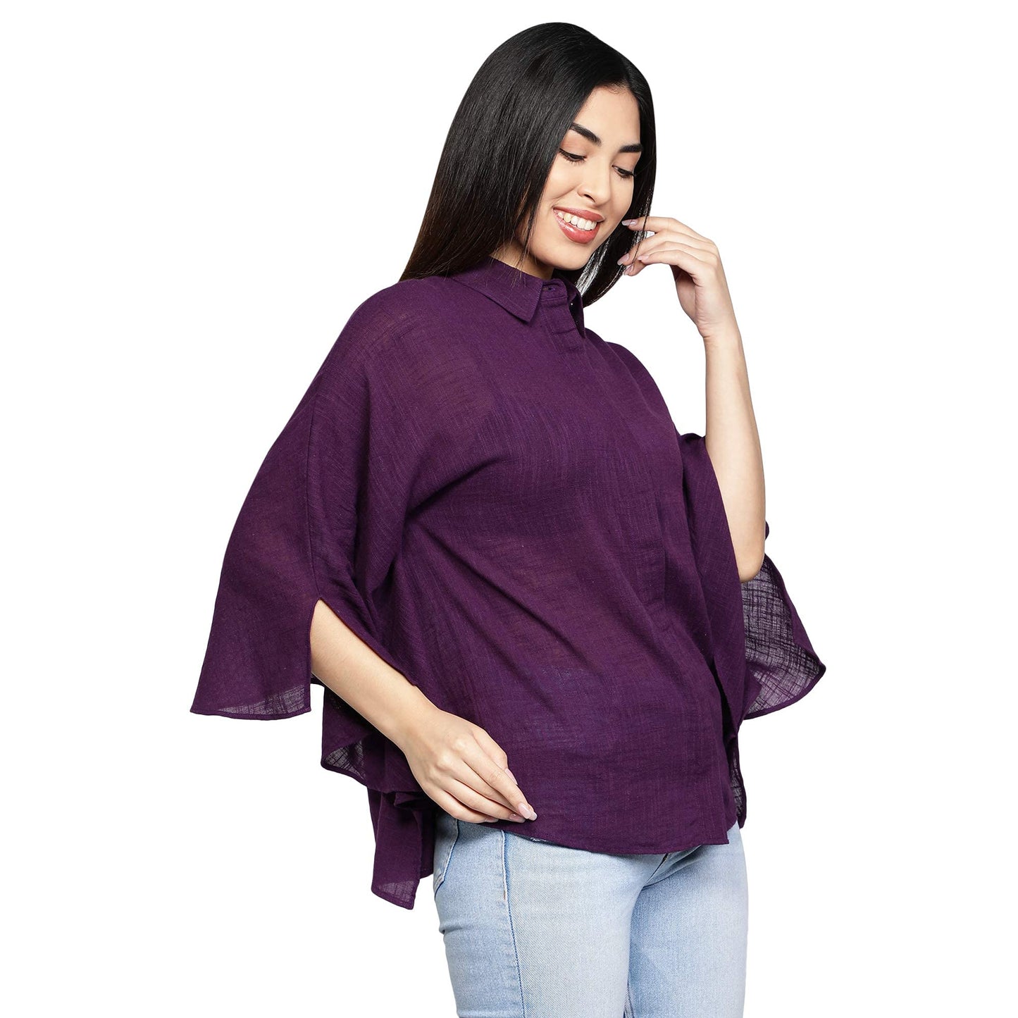 Eris Kaftan Purple Top