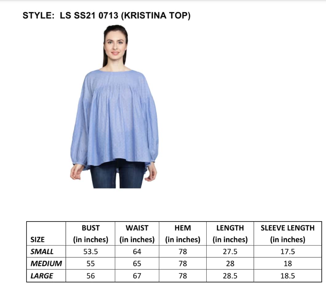 Blue Top Dot Prints