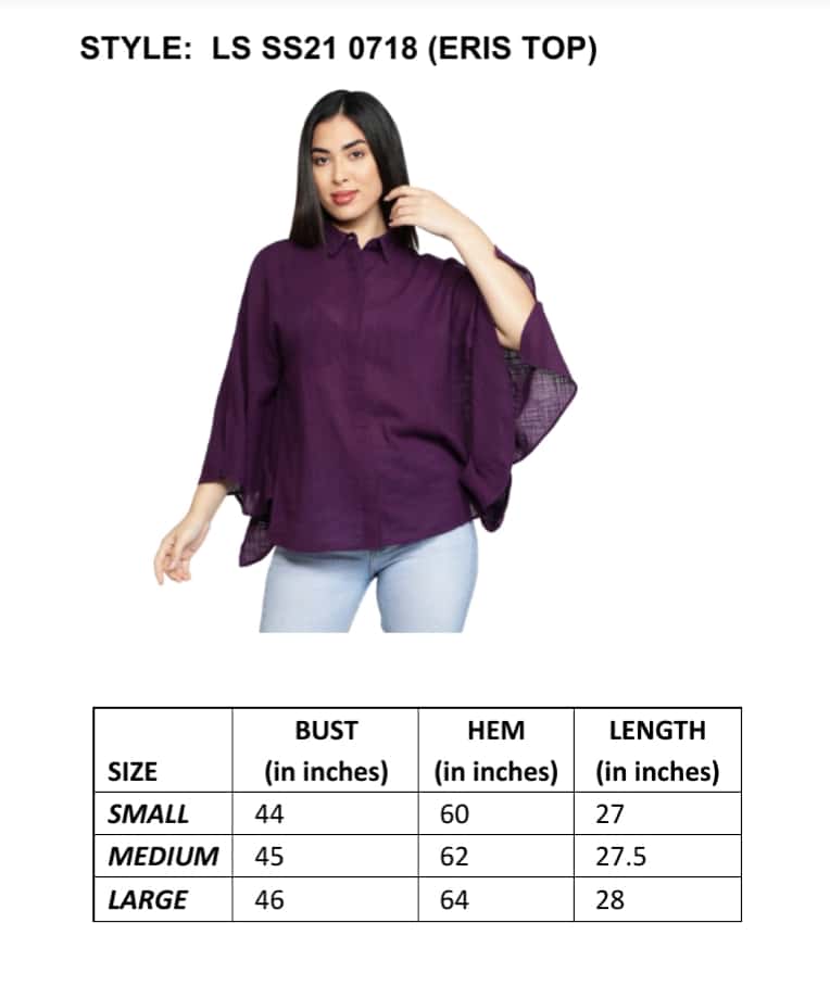 Eris Kaftan Purple Top