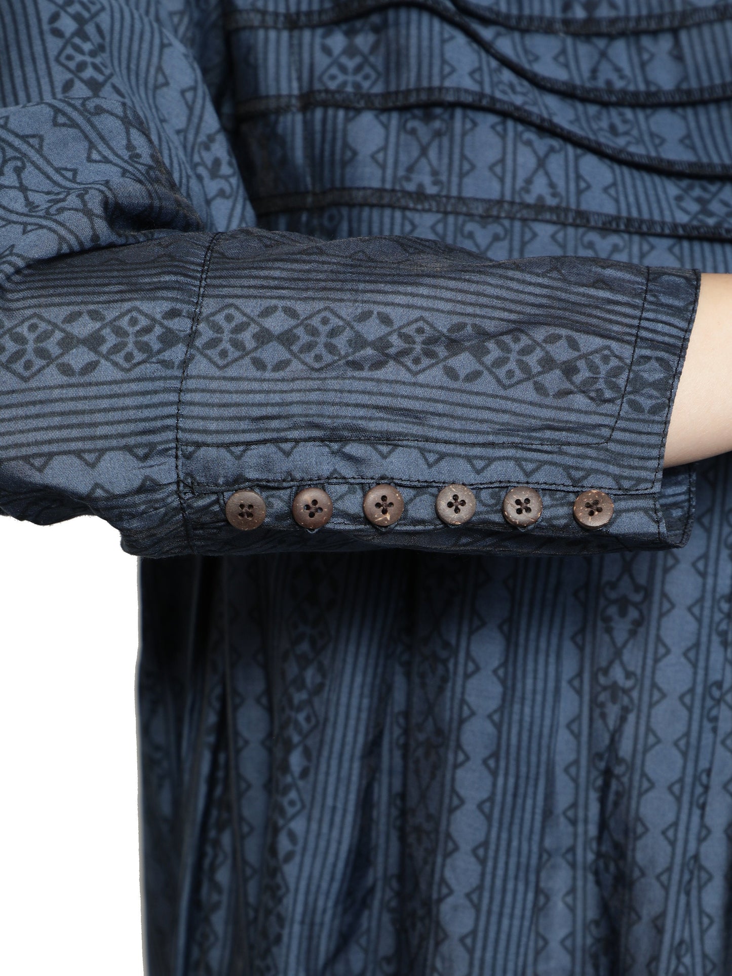 Maria Dress Blue Pleats