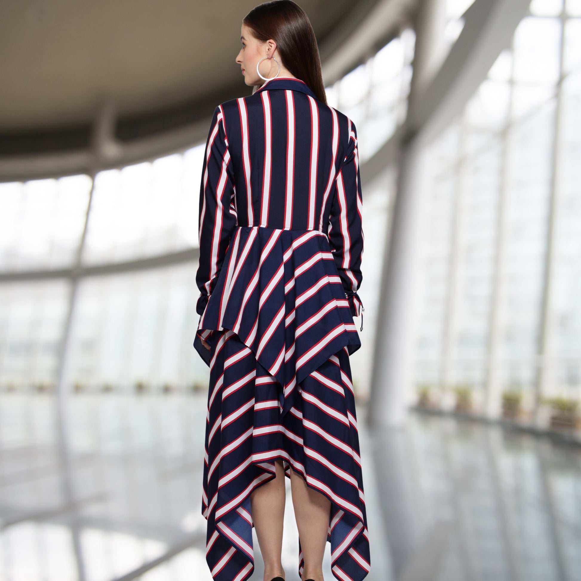 Women's_Stripe_Dress  Symmetrical_Dress  Printed_Shirt_Dress  Printed_Dress  Polyester_Dress  Navy_Stripes_dress  LOVESTONE  Long_sleeves_Dress  Long_Shirt_dress  Dress_with_Belt  Dress_for_Women  Boutique_Designs