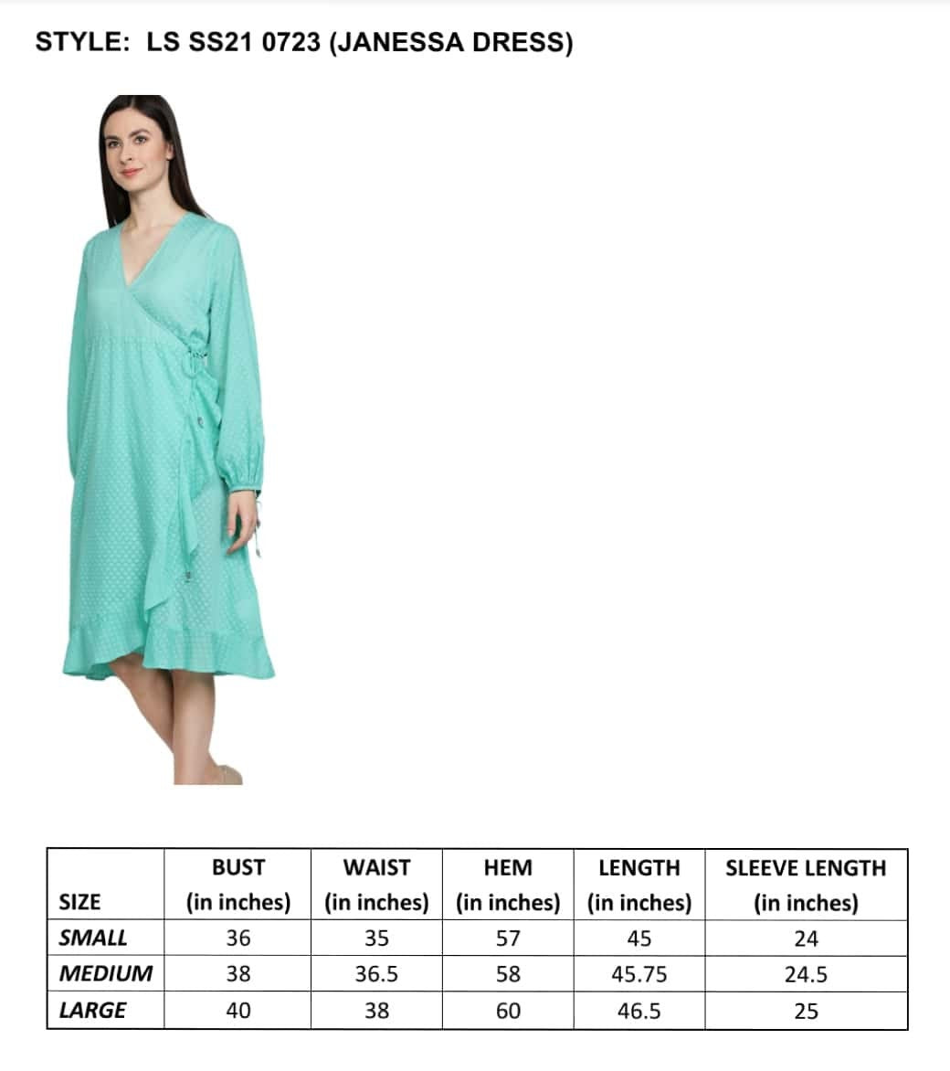 wrap_around_dress  Tie_up_dress  Ruffle_dress  printed_green_dress  Long_sleeves_dresses  Green_Printed_dress  Green__v_neck_dress  dress_for_women  Cotton_womens_dress  Cotton_v_neck_dress  Clovers_Print  Below_Knee_dress