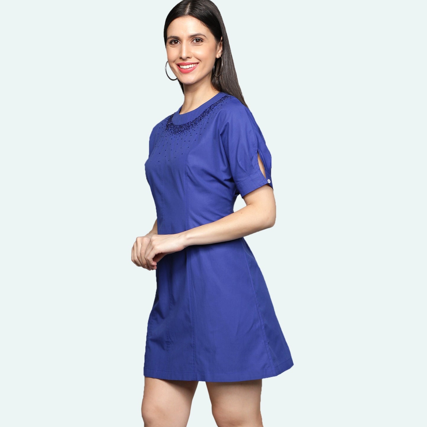 Maya Dress Royal Blue