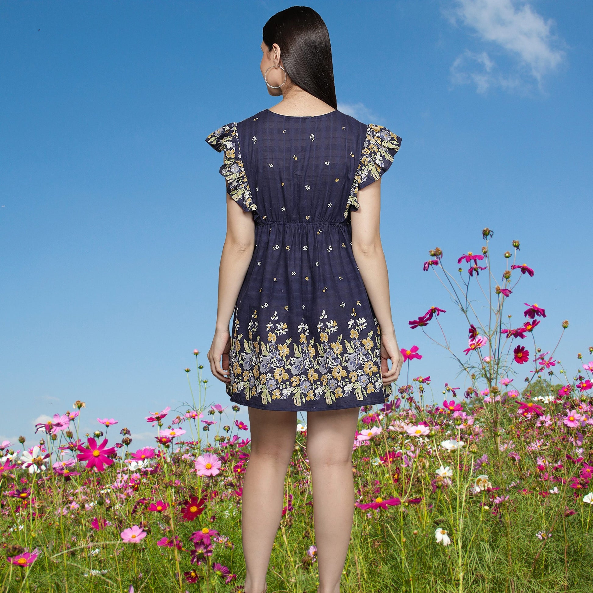 Summer_dress  Short_dress  Sexy_blue_dess  Navy_blue_dress  floral_dress  dress_for_women  Designer_dress  Cotton_womens_dress  Cotton_v_neck_dress  Cap_sleeves_dress  best_summer_dress  beautiful_dress  Above_knee_dress