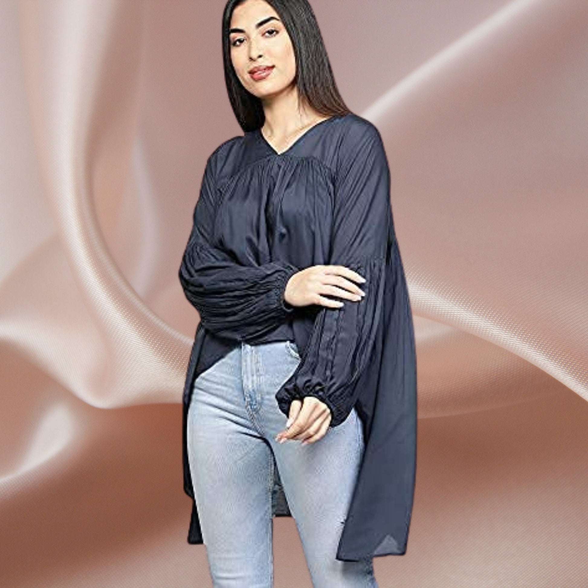women_blue_top  women's_top  women's_cotton_top  Top_for_Women  stylish_blouse  spring_summer_top  over_sized_top  one_size_top  long_puff_sleeves  gathers_top  designer_top  cotton_viscose_top  cotton_tops  comfortable_top  Casual_women's_Top  Blue_top