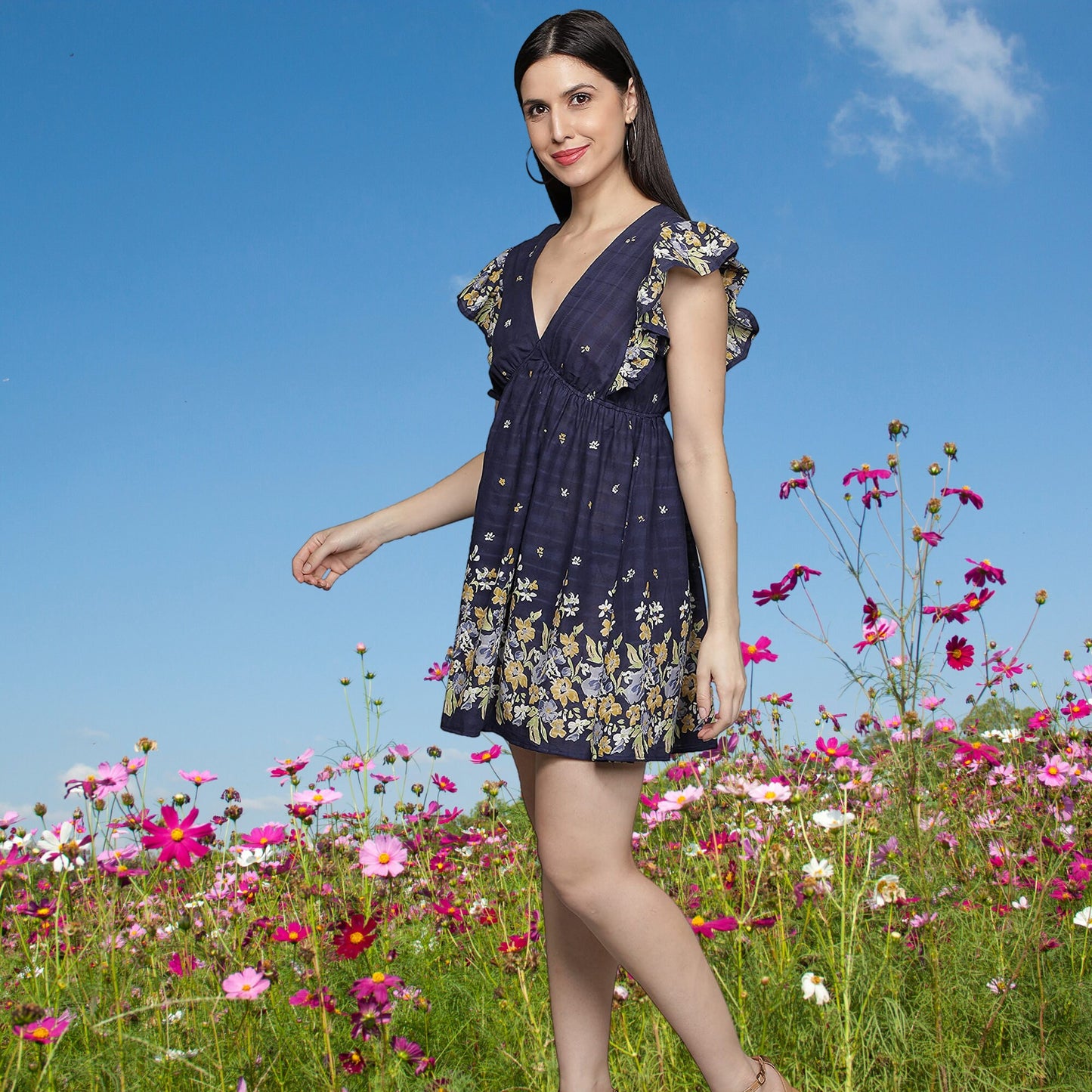 Summer_dress  Short_dress  Sexy_blue_dess  Navy_blue_dress  floral_dress  dress_for_women  Designer_dress  Cotton_womens_dress  Cotton_v_neck_dress  Cap_sleeves_dress  best_summer_dress  beautiful_dress  Above_knee_dress
